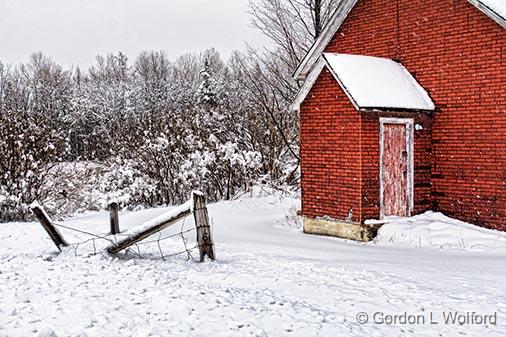 Old Little Red Schoolhouse_33935.jpg - Photographed near Rosedale, Ontario, Canada.